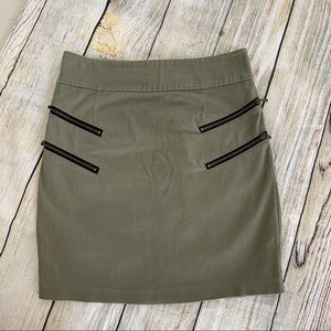 Bebe Green Mini Bodycon Skirt Size XS